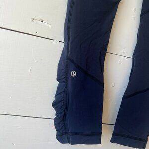 Navy Lululemon tights in size 4